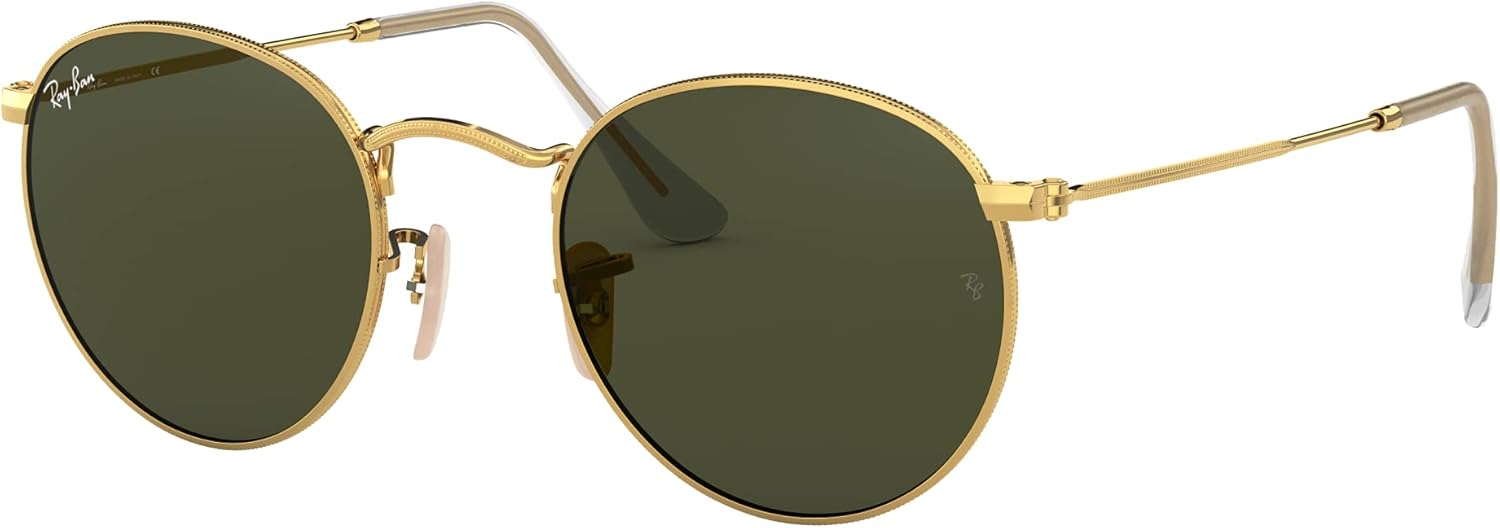 Rthtay-Bthtan RB3447 Round Metal Sunglasses