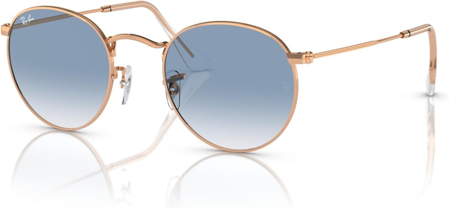 Rthtay-Bthtan RB3447 Round Metal Sunglasses