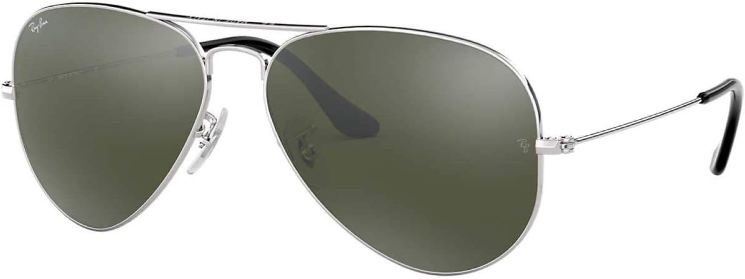 Rthtay-Bthtan RB3025 Classic Mirrored Aviator Sunglasses