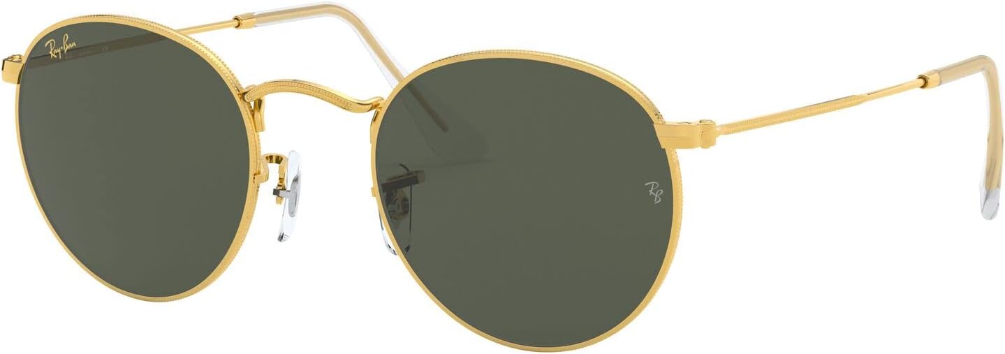 Rthtay-Bthtan RB3447 Round Metal Sunglasses