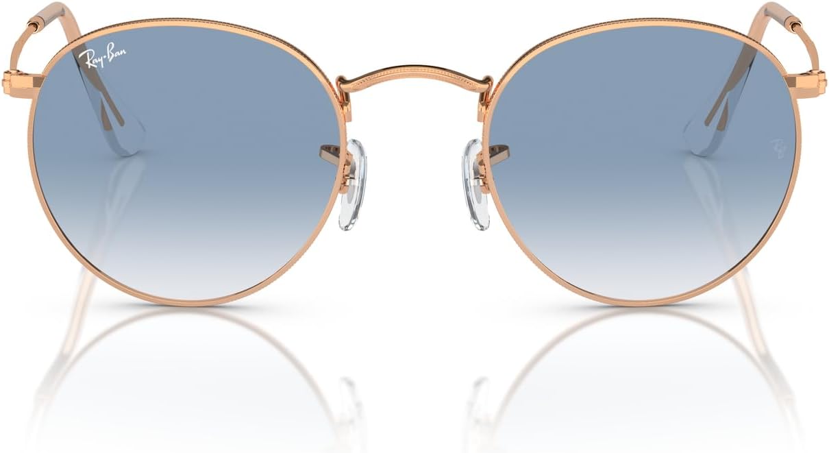 Rthtay-Bthtan RB3447 Round Metal Sunglasses