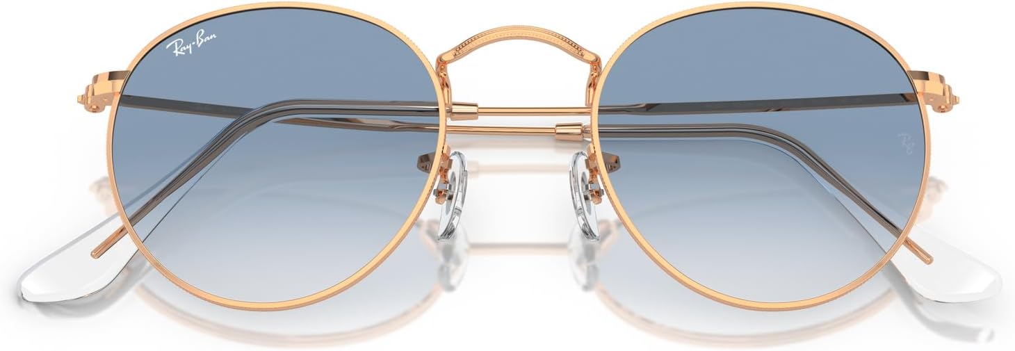 Rthtay-Bthtan RB3447 Round Metal Sunglasses