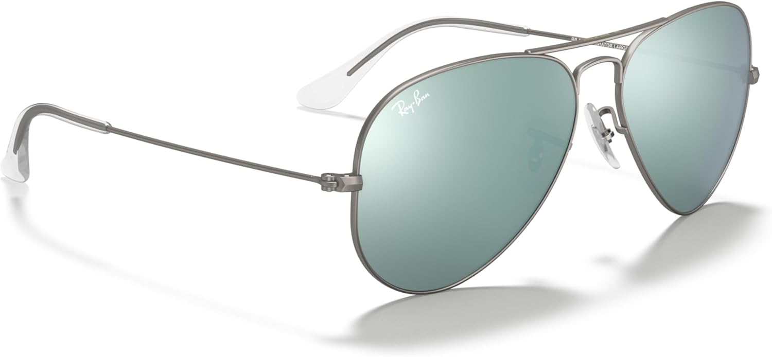 Rthtay-Bthtan RB3025 Classic Mirrored Aviator Sunglasses