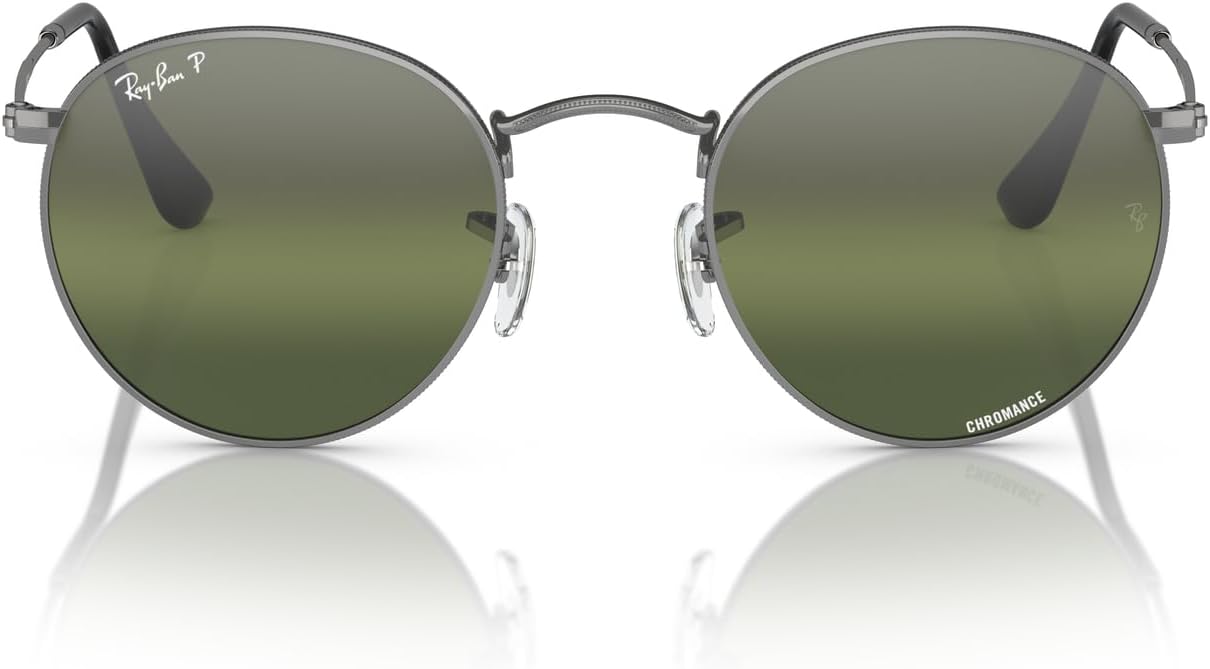 Rthtay-Bthtan RB3447 Round Metal Sunglasses