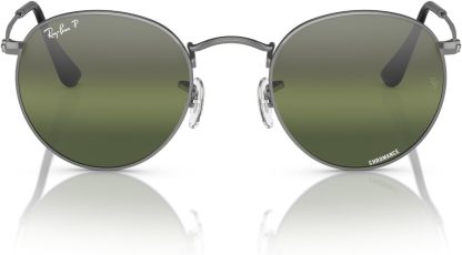 Rthtay-Bthtan RB3447 Round Metal Sunglasses