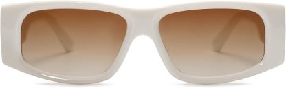 SOthtJOS Trendy Y2K Rectangle Polarized Sunglasses for Women Men Fashion Designer Rave Sunglasses SJ2228