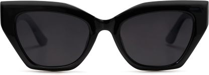 SOthtJOS Square Cat Eye Polarized Sunglasses for Women Retro Classic Vintage Trendy Cateye Shades Sunnies Gafas de sole SJ2235