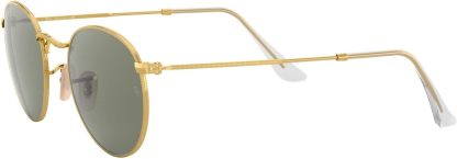 Rthtay-Bthtan RB3447 Round Metal Sunglasses