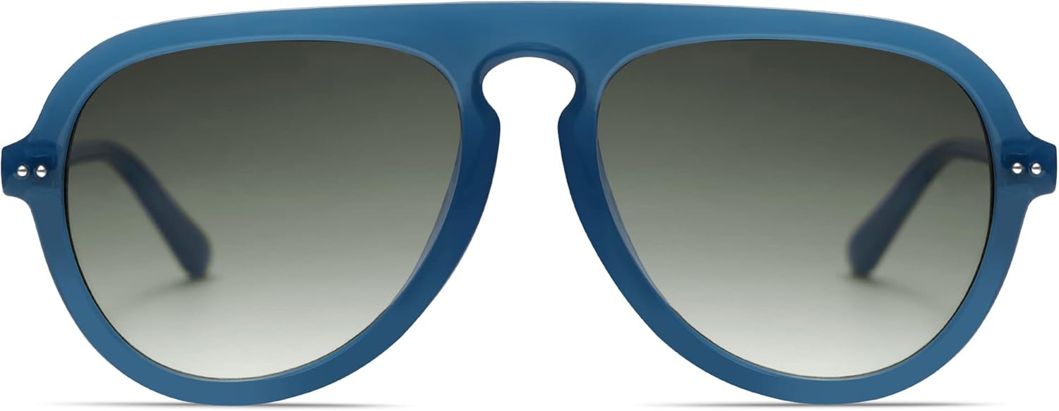 SOthtJOS Retro Aviator Sunglasses Womens Mens Vintage Plastic Frame Shades Lentes De Sol Para Mujer SJ2255