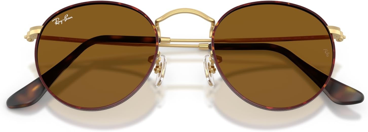 Rthtay-Bthtan RB3447 Round Metal Sunglasses