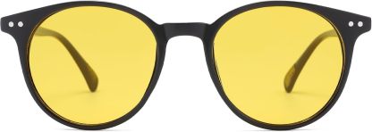 SOthtJOS Small Round Classic Polarized Sunglasses for Women Men Vintage Style UV400 Lens SJ2113