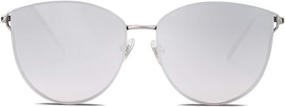 SOthtJOS Mirrored Flat Lens Fashion Sunglasses for Women SJ1085