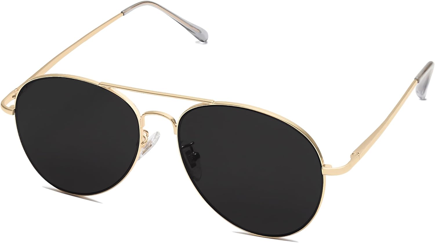 SOthtJOS Classic Aviator Sunglasses for Women Men Metal Spring Hinges SJ1030