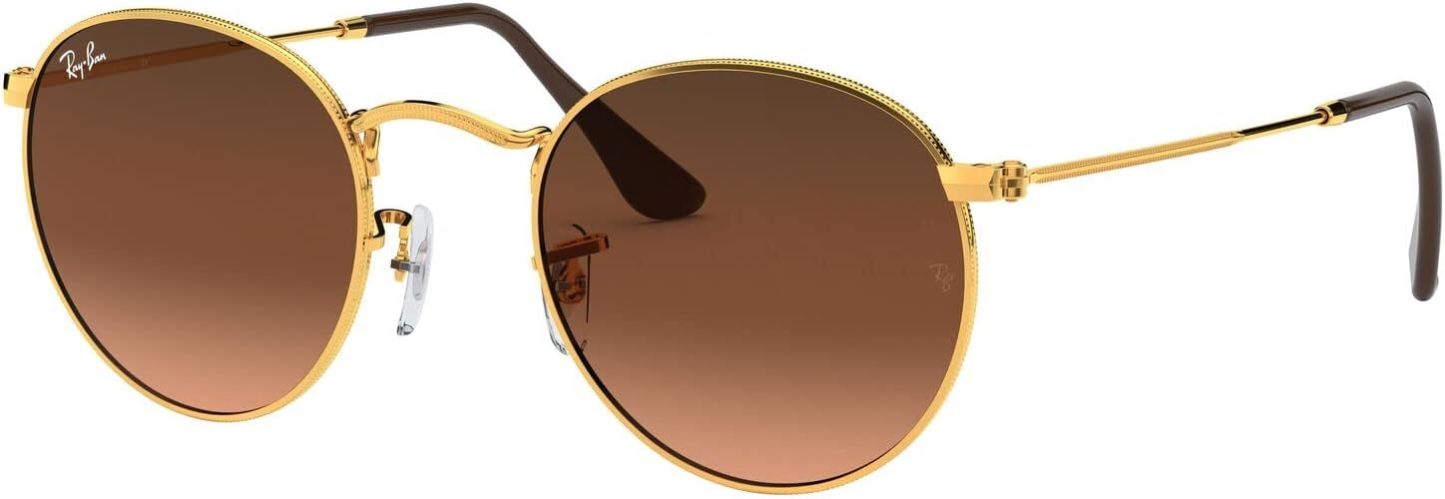 Rthtay-Bthtan RB3447 Round Metal Sunglasses