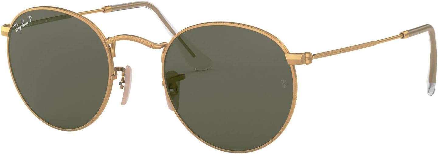 Rthtay-Bthtan RB3447 Round Metal Sunglasses