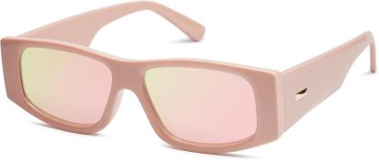 SOthtJOS Trendy Y2K Rectangle Polarized Sunglasses for Women Men Fashion Designer Rave Sunglasses SJ2228