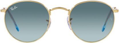 Rthtay-Bthtan RB3447 Round Metal Sunglasses