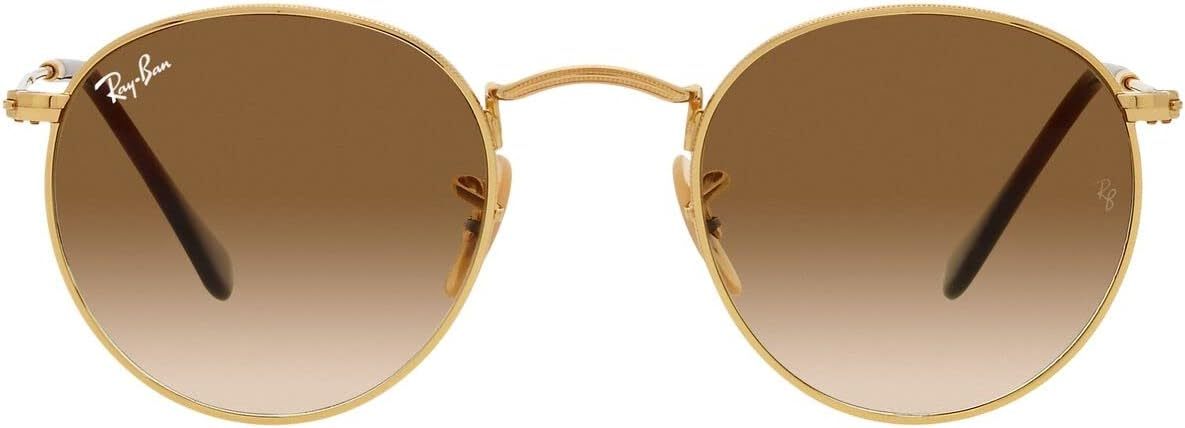Rthtay-Bthtan RB3447 Round Metal Sunglasses