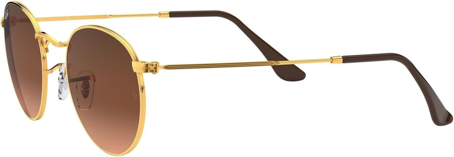 Rthtay-Bthtan RB3447 Round Metal Sunglasses