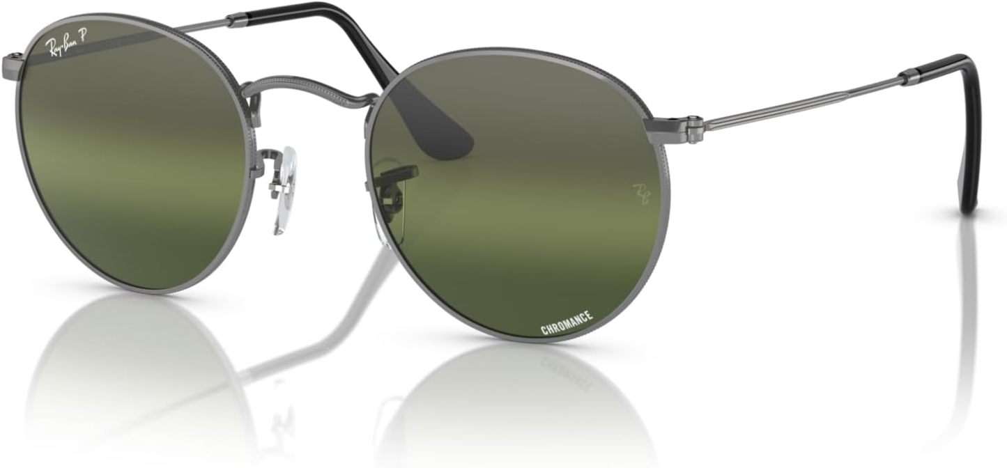 Rthtay-Bthtan RB3447 Round Metal Sunglasses