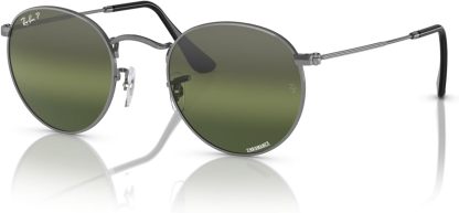 Rthtay-Bthtan RB3447 Round Metal Sunglasses