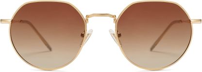 SOthtJOS Round Polygon Polarized Sunglasses for Women Men Retro Classic Vintage Panto Shades SJ1157