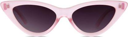 SOthtJOS Retro Vintage Narrow Cat Eye Sunglasses for Women Clout Goggles Plastic Frame SJ2044