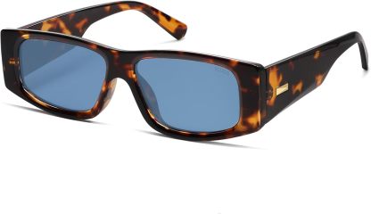 SOthtJOS Trendy Y2K Rectangle Polarized Sunglasses for Women Men Fashion Designer Rave Sunglasses SJ2228