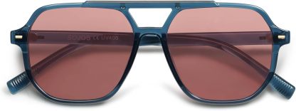 SOthtJOS Retro Trendy Aviator Polarized Sunglasses Men Women Vintage 70s Square Stylish Frame Sun Glasses SJ2283