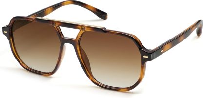 SOthtJOS Retro Trendy Aviator Polarized Sunglasses Men Women Vintage 70s Square Stylish Frame Sun Glasses SJ2283