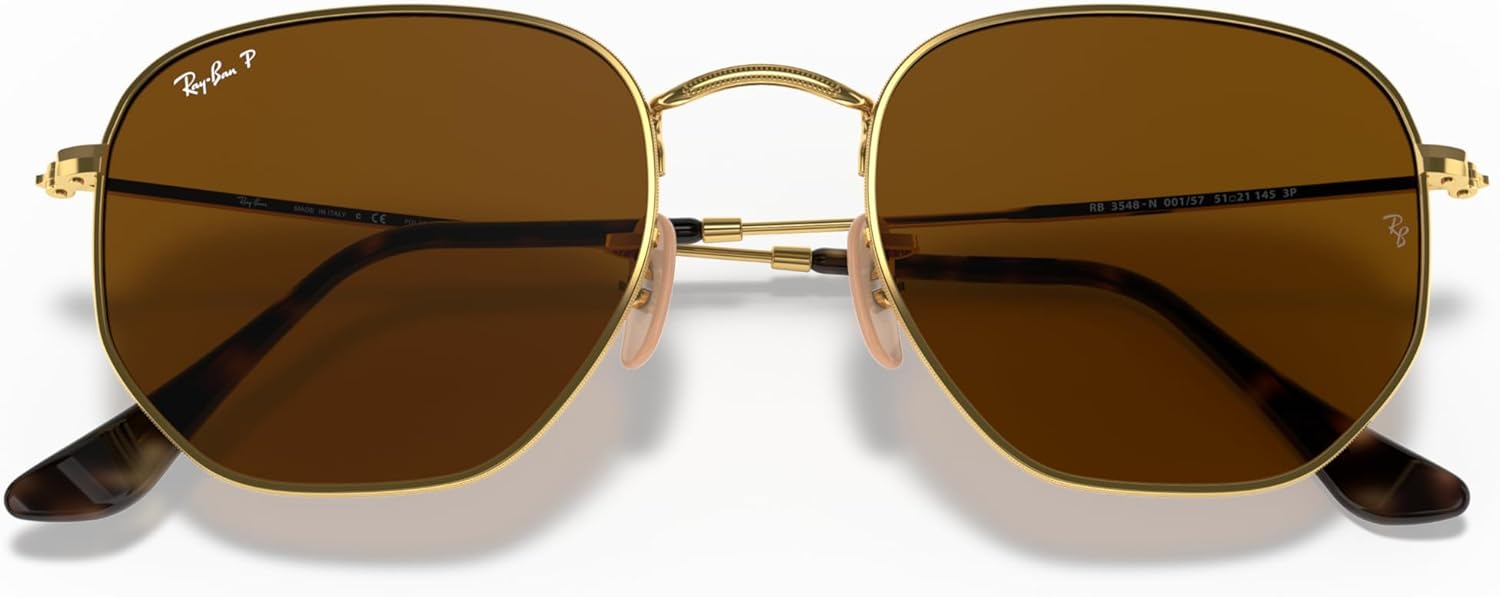 Rthtay-Bthtan RB3548N Hexagonal Flat Lens Sunglasses