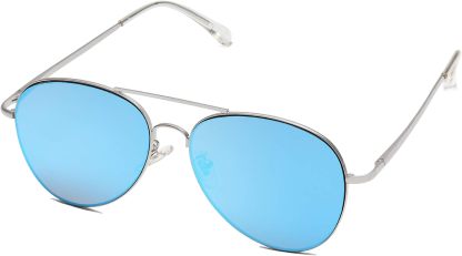 SOthtJOS Classic Aviator Sunglasses for Women Men Metal Spring Hinges SJ1030