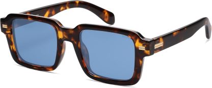 SOthtJOS Trendy Square Polarized Sunglasses for Women, 70s 80s Retro Rectangle Shades SJ2345