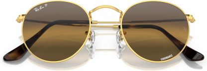 Rthtay-Bthtan RB3447 Round Metal Sunglasses