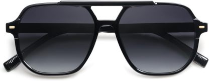 SOthtJOS Retro Trendy Aviator Polarized Sunglasses Men Women Vintage 70s Square Stylish Frame Sun Glasses SJ2283