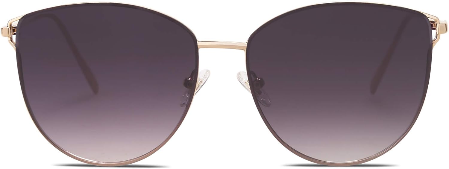 SOthtJOS Mirrored Flat Lens Fashion Sunglasses for Women SJ1085