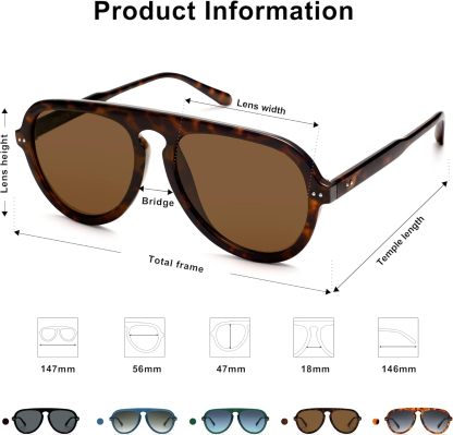 SOthtJOS Retro Aviator Sunglasses Womens Mens Vintage Plastic Frame Shades Lentes De Sol Para Mujer SJ2255