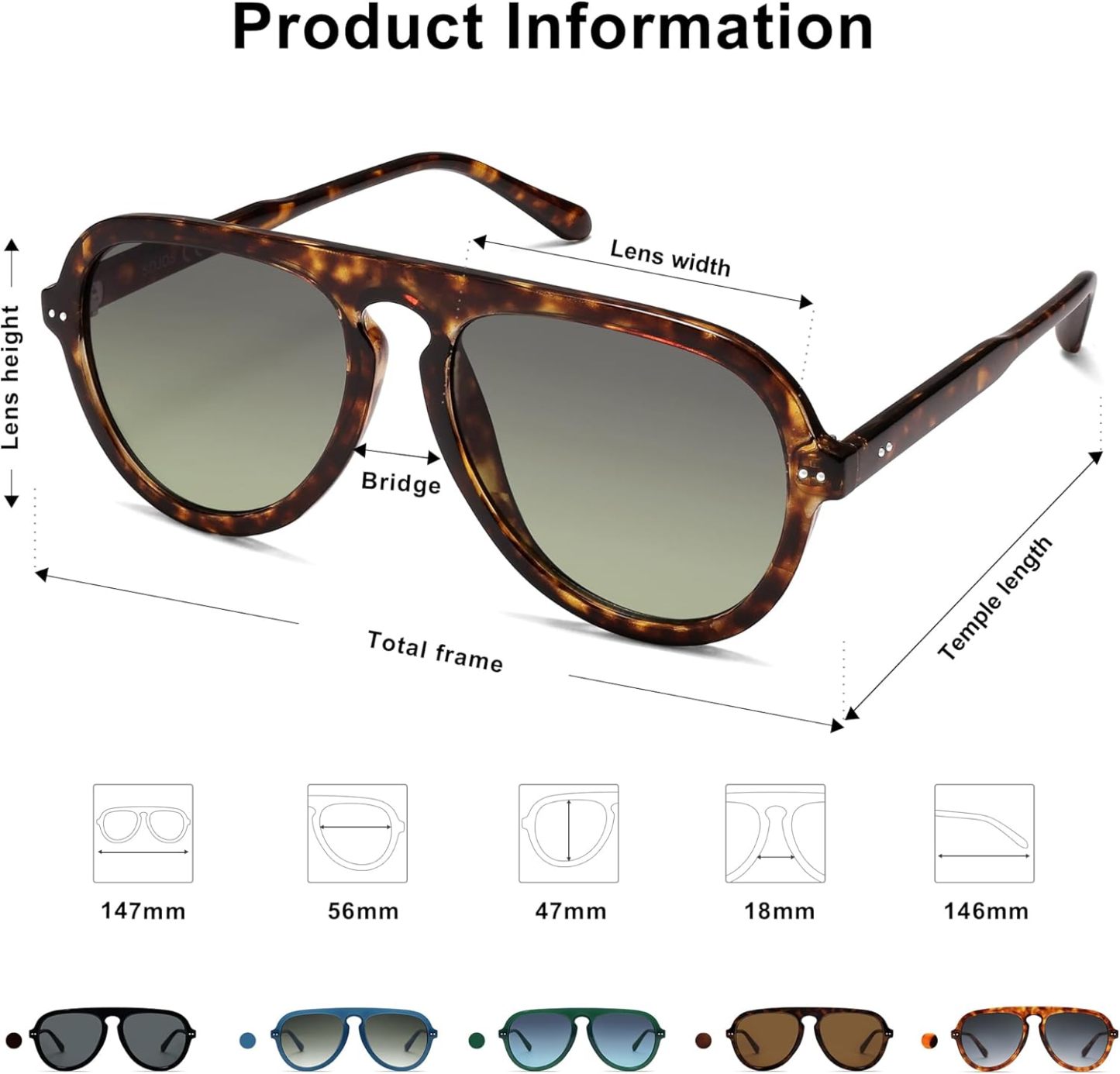 SOthtJOS Retro Aviator Sunglasses Womens Mens Vintage Plastic Frame Shades Lentes De Sol Para Mujer SJ2255