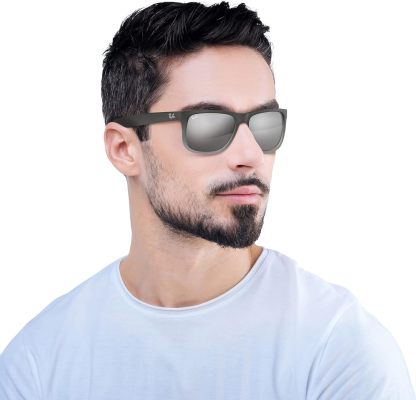 Rthtay-Bthtan RB4165 Justin Rectangular Sunglasses