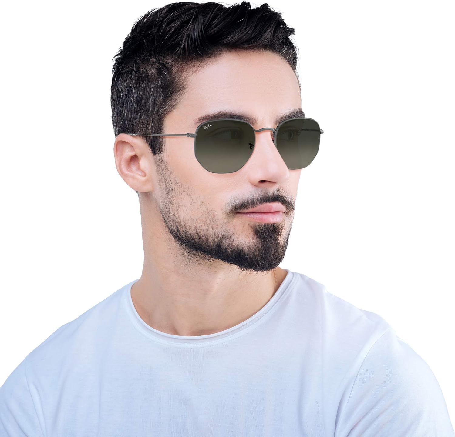 Rthtay-Bthtan RB3548N Hexagonal Flat Lens Sunglasses
