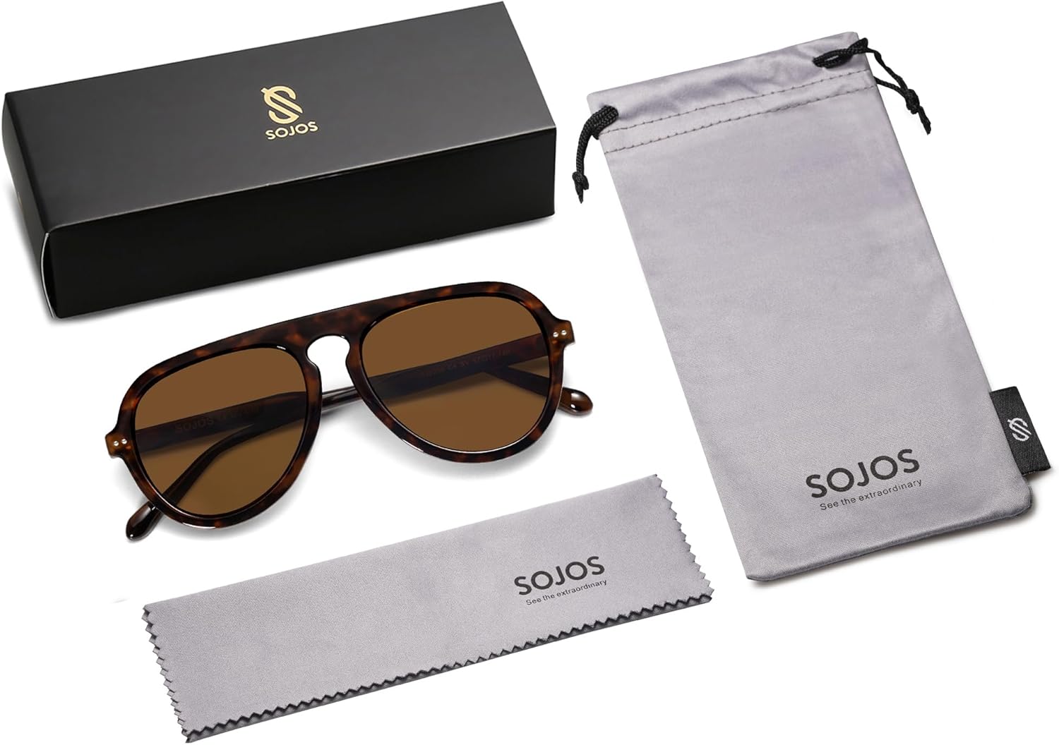 SOthtJOS Retro Aviator Sunglasses Womens Mens Vintage Plastic Frame Shades Lentes De Sol Para Mujer SJ2255