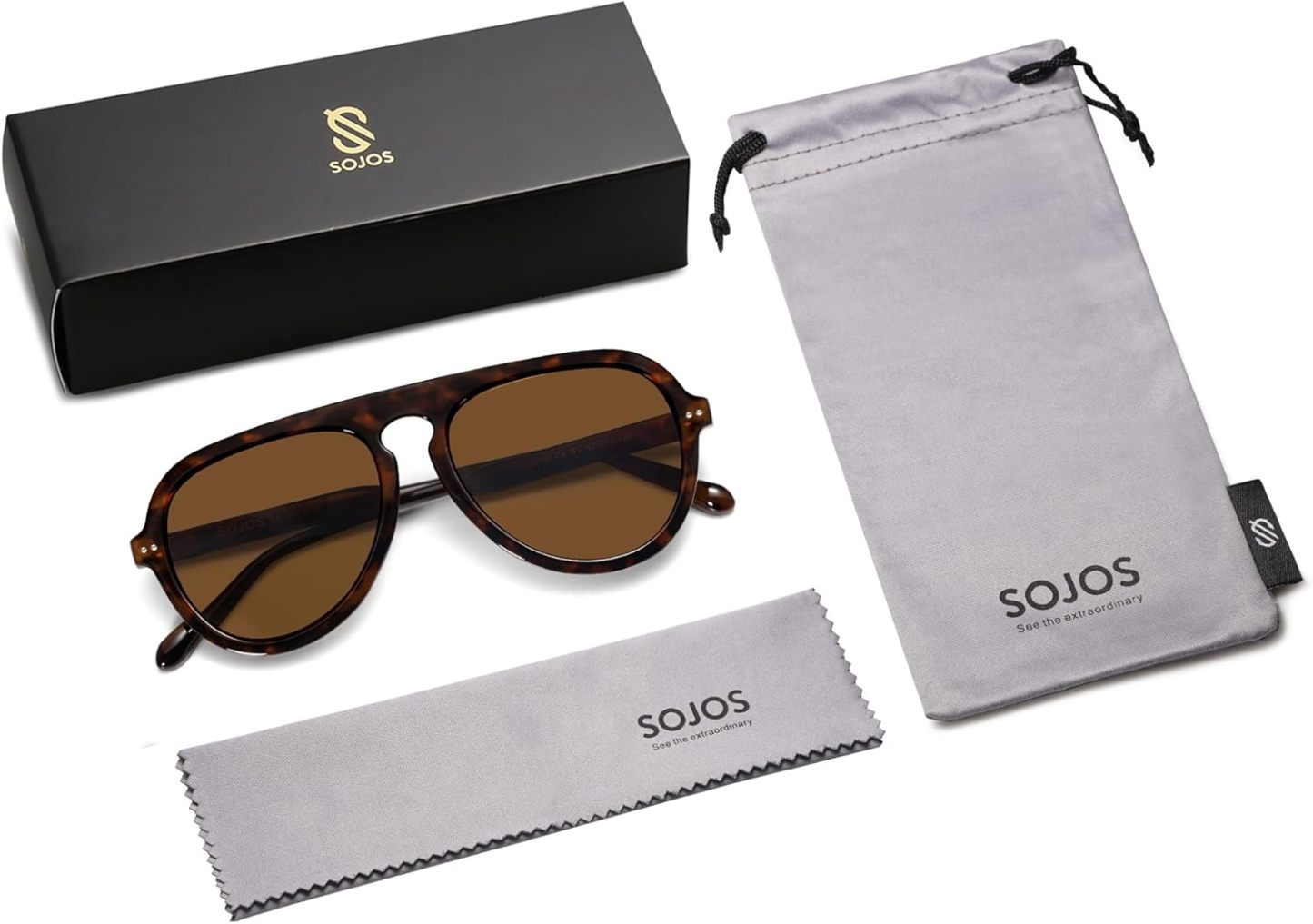 SOthtJOS Retro Aviator Sunglasses Womens Mens Vintage Plastic Frame Shades Lentes De Sol Para Mujer SJ2255