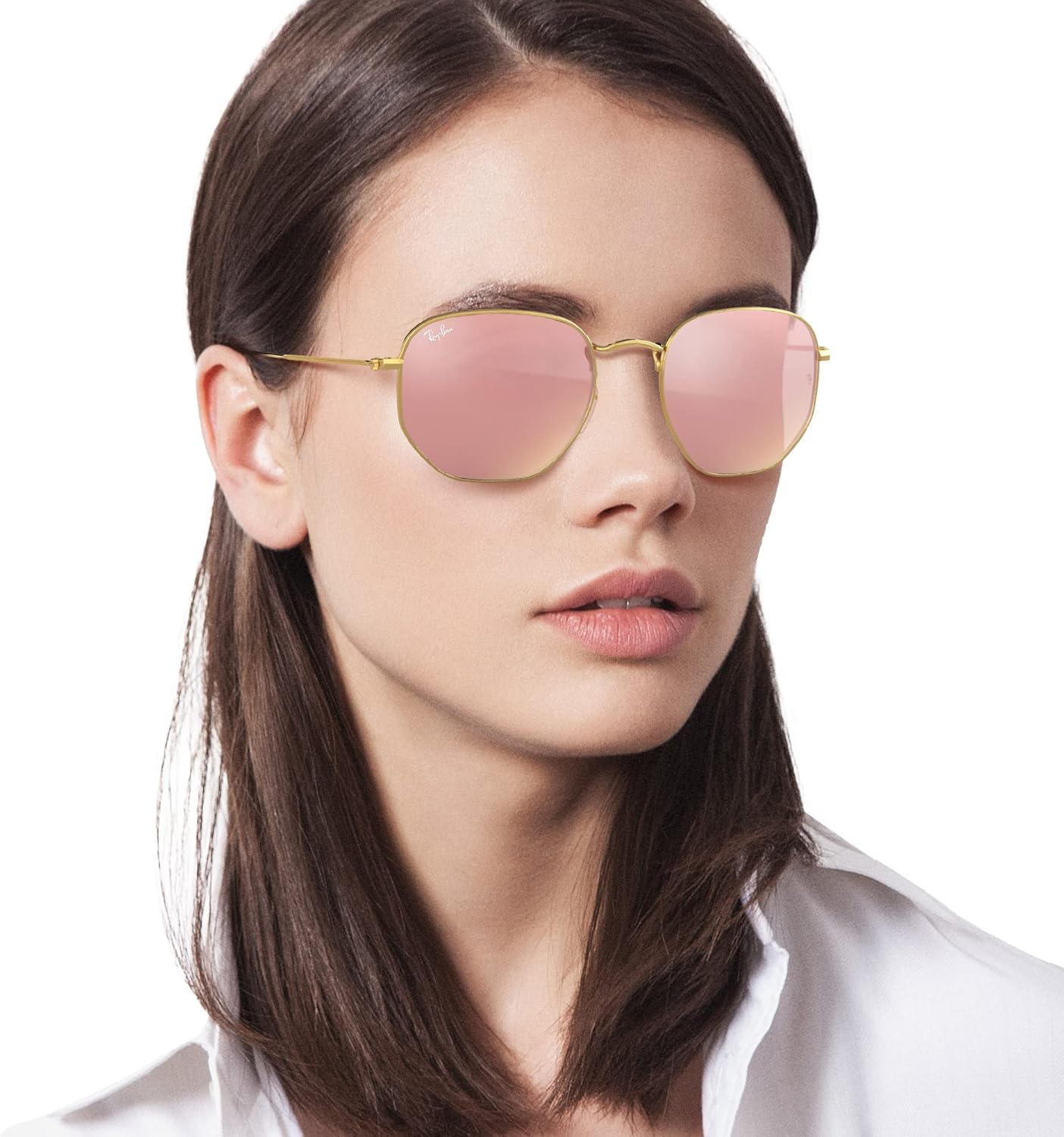 Rthtay-Bthtan RB3548N Hexagonal Flat Lens Sunglasses