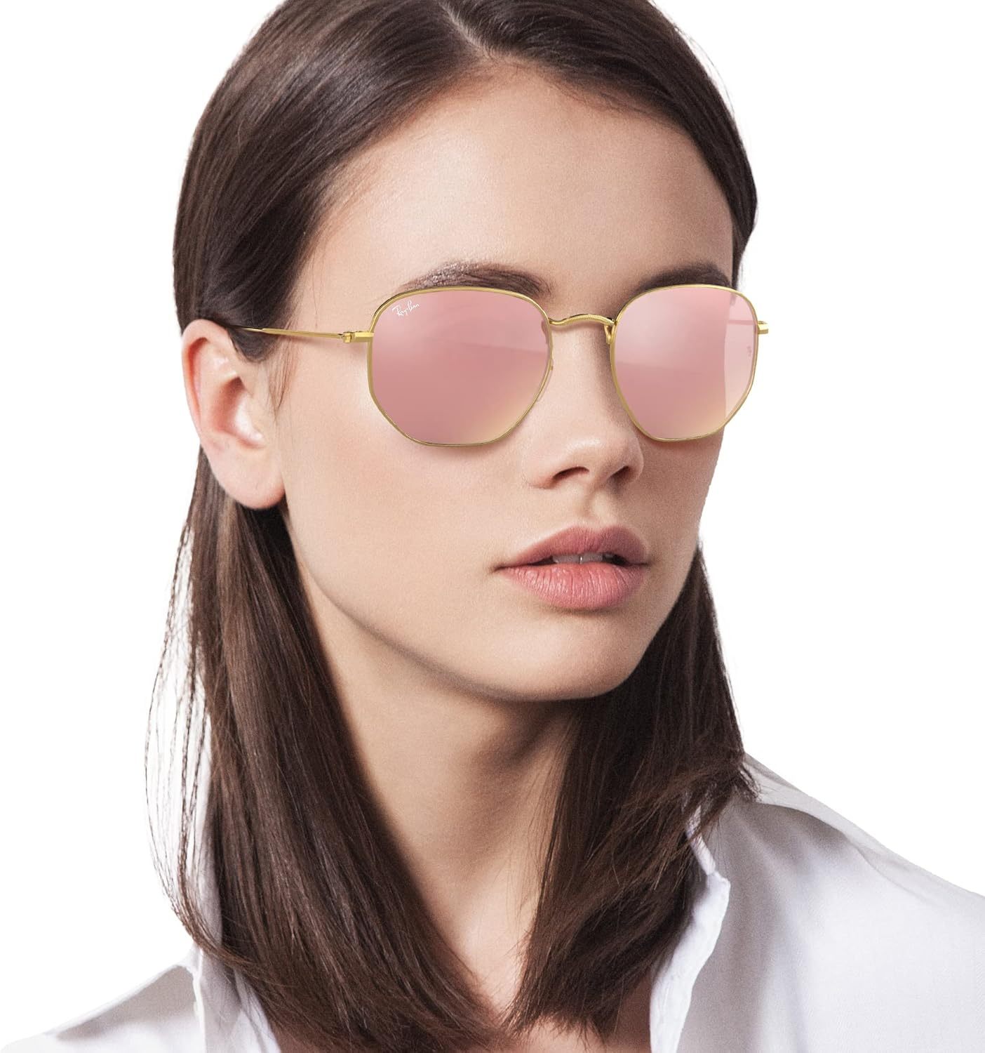 Rthtay-Bthtan RB3548N Hexagonal Flat Lens Sunglasses