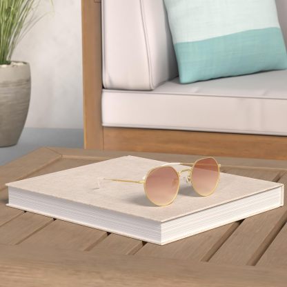 SOthtJOS Round Polygon Polarized Sunglasses for Women Men Retro Classic Vintage Panto Shades SJ1157