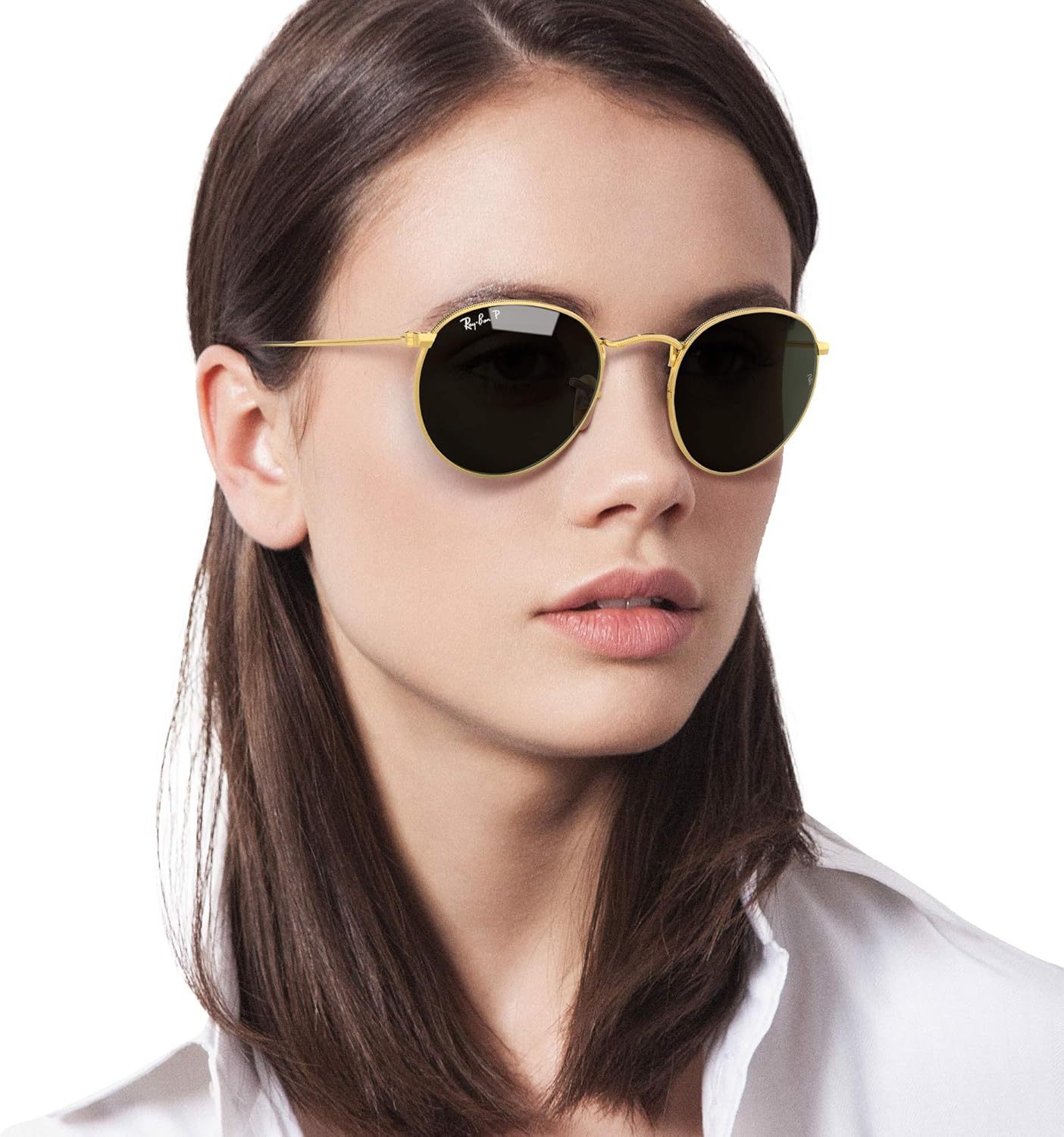 Rthtay-Bthtan RB3447 Round Metal Sunglasses
