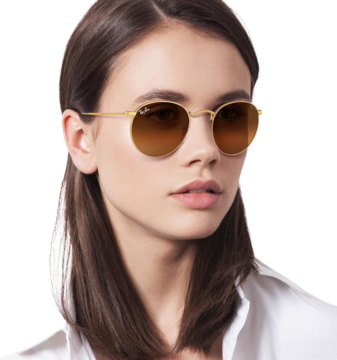 Rthtay-Bthtan RB3447 Round Metal Sunglasses