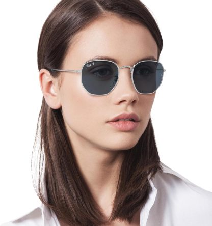 Rthtay-Bthtan RB3548N Hexagonal Flat Lens Sunglasses