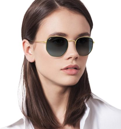 Rthtay-Bthtan RB3548N Hexagonal Flat Lens Sunglasses