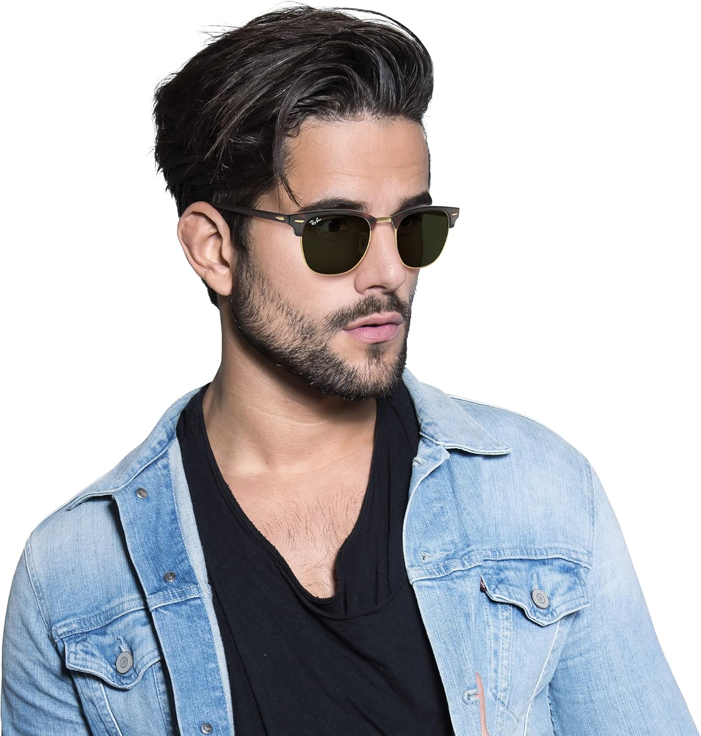 Rthtay-Bthtan RB3016 Clubmaster Square Sunglasses